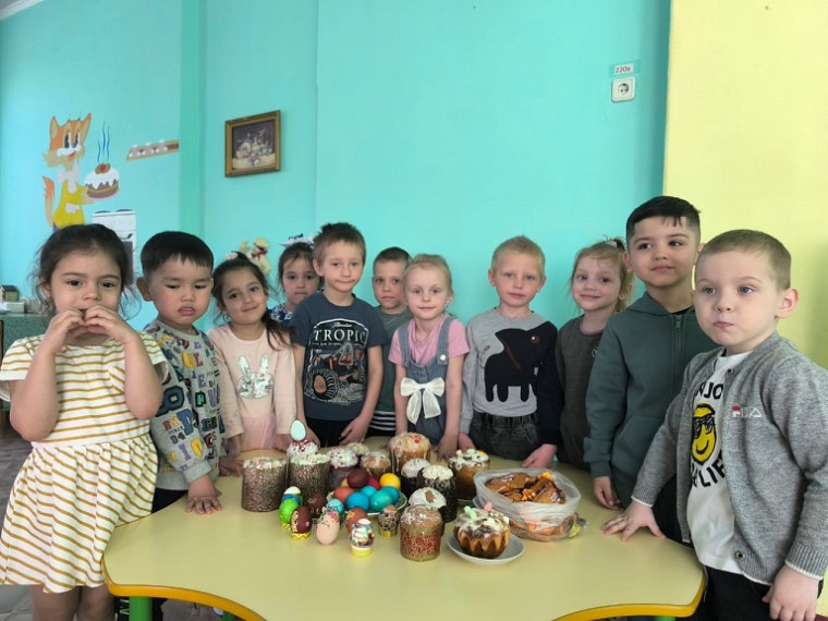 Праздник Пасхи в детском саду.