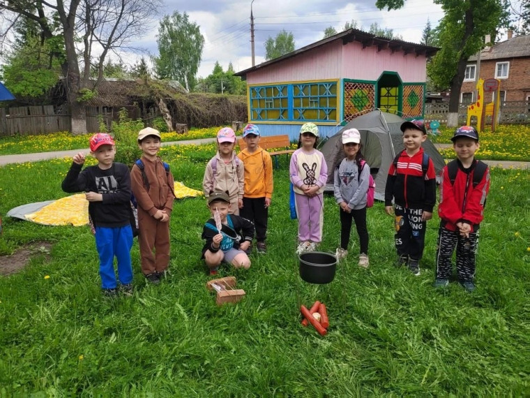 Слет туристят -дошколят.