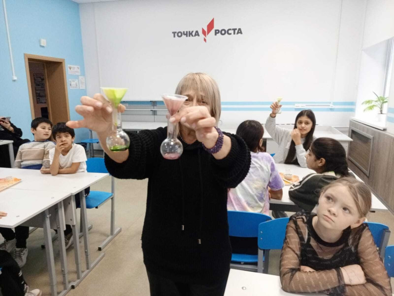 Занятие в Точке Роста.